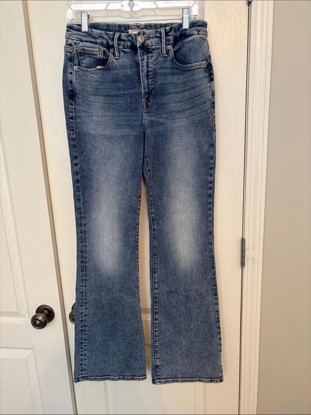 Good American Compression Good Classic Bootcut Jeans size 10/30 - Picture 3 of 8